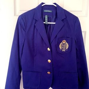LAUREN RALPH LAUREN NAVY BLAZER
